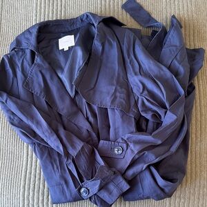 A Loves A Women's Navy Trench Coat